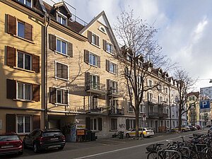 Agnesstrasse 1, 3, 5, 7, Hildastrasse 12, 14, 14a